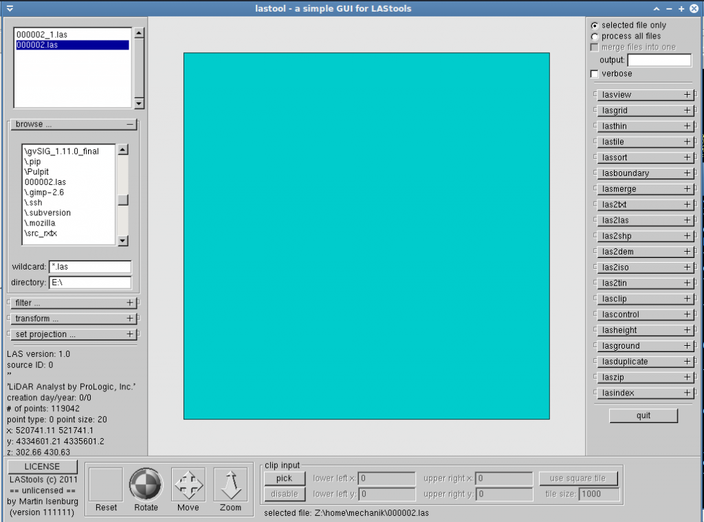 GIS Support LAStools - darmowy pakiet do przetwarzania danych LiDAR ...